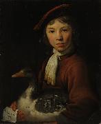 Jacob Gerritsz Cuyp A Boy with a Goose USA oil painting artist